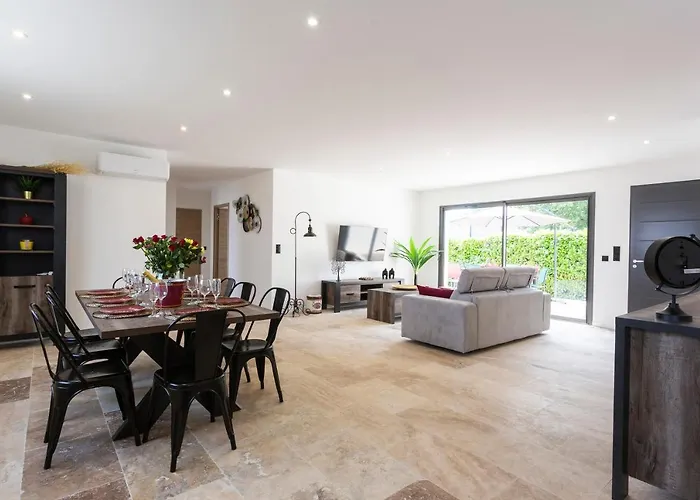 La D'angele - Climatisee Avec Piscine Vakantiehuis *